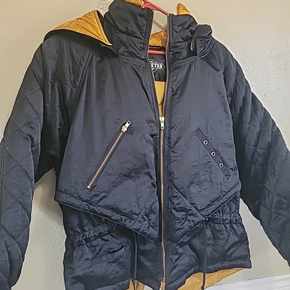 BRAETAN Puffer Jacket thick warm jacket womens size M pre-owned 1980s Winter - Picture 2 of 16